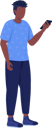 پیش‌نمایش فایل young-boy-using-smartphone-while-standing-4719432 از پک اعتیاد گوشی هوشمند