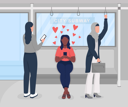 پیش‌نمایش فایل girl-talking-with-boyfriend-while-travelling-in-metro-4719418 از پک گفت‌وگو آنلاین با شریک عاطفی