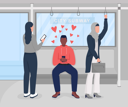 پیش‌نمایش فایل man-chatting-on-a-dating-app-while-commuting-4719420 از پک گفت‌وگو آنلاین با شریک عاطفی