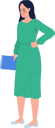 پیش‌نمایش فایل annoyed-female-teacher-semi-flat-color-vector-character-4716849 از پک معلمان سخت‌گیر