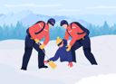 پیش‌نمایش فایل saving-life-in-avalanche-4721772 از پک خدمات نیروهای امدادی