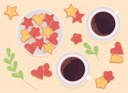 پیش‌نمایش فایل having-coffee-and-cookies-on-valentines-4776196 از پک غذا خوردن و آشپزی