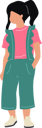 پیش‌نمایش فایل boyish-girl-wearing-jumpsuit-5225089 از پک شخصیت‌ها