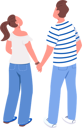 پیش‌نمایش فایل couple-going-on-tropical-vacation-5362194 از پک کاراکترها تاریخ