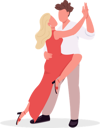 پیش‌نمایش فایل couple-learning-tango-dance-5362206 از پک کاراکترها تاریخ