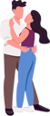 پیش‌نمایش فایل couple-practicing-wedding-slow-dance-5362204 از پک کاراکترها تاریخ