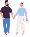 پیش‌نمایش فایل couple-wearing-outfits-for-perfect-dating-5362199 از پک کاراکترها تاریخ