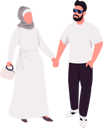 پیش‌نمایش فایل happy-couple-walking-and-holding-hands-5362197 از پک کاراکترها تاریخ