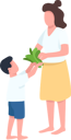 پیش‌نمایش فایل mother-with-kid-5492937 از پک روال روزانه خانواده