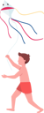 پیش‌نمایش فایل boy-playing-with-kite-on-beach-5564029 از پک افراد در ساحل