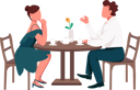 پیش‌نمایش فایل couple-on-romantic-dinner-date-5564026 از پک افراد در ساحل