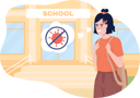 پیش‌نمایش فایل happy-school-life-after-covid-5729543 از پک پشت رفتن به مدرسه پس از کووید