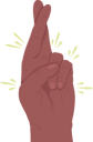پیش‌نمایش فایل crossed-fingers-5984666 از پک زبان انگشت