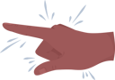 پیش‌نمایش فایل pointing-finger-5984673 از پک زبان انگشت