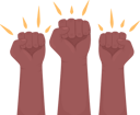 پیش‌نمایش فایل protesting-hands-5984665 از پک زبان انگشت