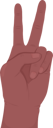 پیش‌نمایش فایل v-sign-hand-5984668 از پک زبان انگشت