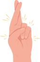 پیش‌نمایش فایل crossed-fingers-5984782 از پک زبان اشاره