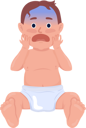 پیش‌نمایش فایل scared-baby-boy-grimacing-6253867 از پک احساسات