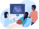 پیش‌نمایش فایل pregnant-woman-undergoing-ultrasound-scan-with-partner-6618162 از پک مراقبت‌های دوران بارداری
