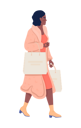 پیش‌نمایش فایل fashionable-lady-in-pink-coat-with-purchases-6884582 از پک کریسمس