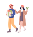 پیش‌نمایش فایل friends-preparing-for-christmas-party-6884572 از پک کریسمس