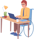 پیش‌نمایش فایل disabled-person-at-work-6916091 از پک مشارکت اجتماعی