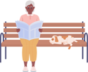 پیش‌نمایش فایل lady-and-her-dog-sitting-on-bench-6916095 از پک مشارکت اجتماعی