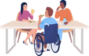 پیش‌نمایش فایل students-dining-together-6916086 از پک مشارکت اجتماعی