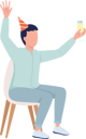 پیش‌نمایش فایل birthday-boy-drinking-wine-6954954 از پک جشن