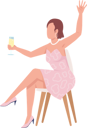 پیش‌نمایش فایل lady-holding-wine-glass-6954953 از پک جشن