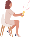 پیش‌نمایش فایل woman-with-confetti-6954952 از پک جشن