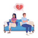 پیش‌نمایش فایل heartbroken-couple-7272992 از پک مشکل رابطه