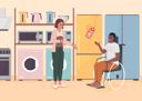 پیش‌نمایش فایل buying-household-appliance-7301265 از پک کاراکترها خرید