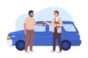 پیش‌نمایش فایل man-buying-car-7301279 از پک کاراکترها خرید