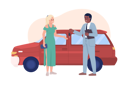 پیش‌نمایش فایل woman-buying-car-7301278 از پک کاراکترها خرید