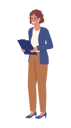 پیش‌نمایش فایل businesswoman-with-clipboard-7324988 از پک ارتباطات کسب‌وکار