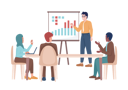 پیش‌نمایش فایل manager-doing-presentation-for-partners-7324984 از پک ارتباطات کسب‌وکار
