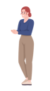 پیش‌نمایش فایل smiling-woman-gesturing-7324998 از پک ارتباطات کسب‌وکار