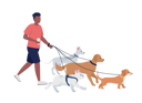 پیش‌نمایش فایل dog-walker-job-7326737 از پک متفرقه