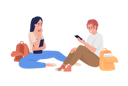 پیش‌نمایش فایل students-resting-after-lessons-7326730 از پک متفرقه