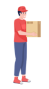پیش‌نمایش فایل male-courier-boy-holding-cardboard-box-7783227 از پک لجستیک