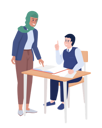 پیش‌نمایش فایل female-teacher-exchanging-thoughts-with-student-7823697 از پک زندگی مدرسه‌ای لذت بردن