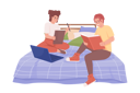 پیش‌نمایش فایل friends-doing-homework-together-7823711 از پک زندگی مدرسه‌ای لذت بردن