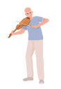 پیش‌نمایش فایل elderly-man-playing-violin-musical-instrument-7864457 از پک آرامش انجام افراد