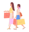 پیش‌نمایش فایل modern-mom-and-daughter-shopping-clothes-together-7923243 از پک فرزندپروری نوجوان