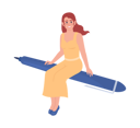 پیش‌نمایش فایل happy-female-teacher-flying-on-pen-7931492 از پک مشکلات وب و راهکارها