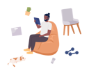 پیش‌نمایش فایل man-successfully-connected-to-global-network-7931494 از پک مشکلات وب و راهکارها