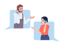 پیش‌نمایش فایل woman-talking-over-phone-with-technician-7931473 از پک مشکلات وب و راهکارها