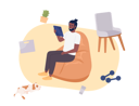 پیش‌نمایش فایل man-successfully-connected-to-global-network-7931451 از پک مسائل وب