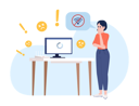 پیش‌نمایش فایل woman-confusing-about-bad-internet-connection-7931465 از پک مسائل وب